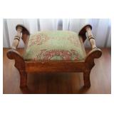 Primitive Wood Footstool