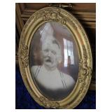 Vintage Bubble Glass Portrait