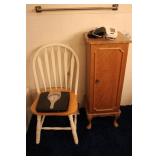 Jewelry Chest, Blood Pressure Monitor & Chair