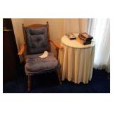 Glass Top Table & Chair