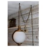 MCM Glass Hanging Lamp