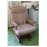Oak Rocker Glider
