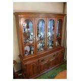 Lighted Ethan Allen Hutch