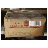 New 50lb 3 1/4" Sinker Nails