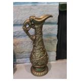 25" Gold Ceramic Pitcher