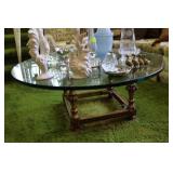 MCM Glass Top Table