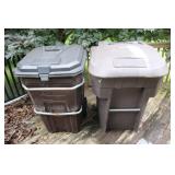 Rolling Trash Containers & Firewood