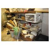 Shelving Full of Plumbing & Misc.