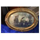 Vintage Bubble Glass Portrait
