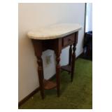 Marble Top Hall Table