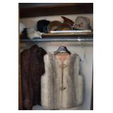 Size Medium Fur Vest & Coat