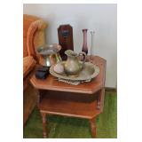 End Table & Decor