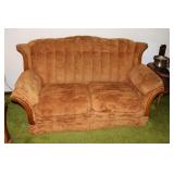 Rust Colored Love Seat
