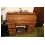 Roll Top Desk & Contents