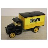Iowa Hawkeye Antique Truck Die Cast Bank