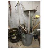 Picks, Burn Barrel, & Long Handled Tools