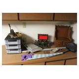 Office, Shelf, Decanter, Etc.
