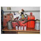 Gas Cans, Oil Cans & 2 Cycle Mix