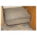 3/4"x 24"x24" Rubber Work Space Pads
