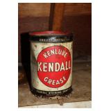 Vintage Kendall Grease Tin