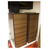 Lrg. Pressed Wood File Cabinets