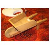 Wooden Decorative Wheel Barrow