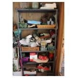 Metal Shelving & Contents