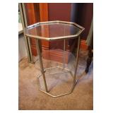 Glass Top End Table