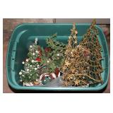 Tub Full of Tree Centerpieces