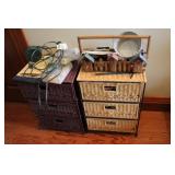 Wicker Organizers & Contents