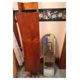 Folding Ironing Board & Etched Mirror