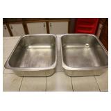 Stainless Pans 11' x 13.5' x 4 '