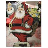 34' Vintage Wood Santa Claus Standup