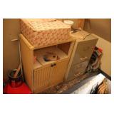 Rattan Cabinet & 2 Drawer  File Cabinet