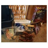 Tin Tea Set, Crafts, & Hazel Atlas Pieces