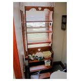 Bookcase & Over The Toilet Shelf
