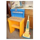 Playskool Workbench & Fisher Price Vacuum