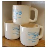 Monmouth Pottery 1993 Wal-Mart Mugs