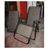 2 - Zero Gravity Camping Chairs