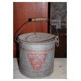 Vintage Galvanized Minnow Bucket