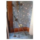 Old Metal Hanging Light Fixture