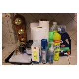 Cutting Board, Barometer, & Cleaning Supplies