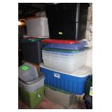 Approx. 18 Tubs in Various Sizes