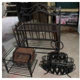 Metal Shelf & Baskets