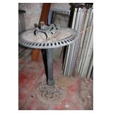 28' Metal Birdbath