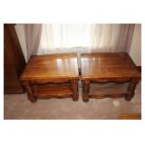 Wood End Tables