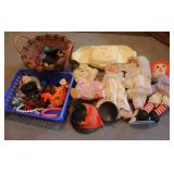Dolls, Fisher Price Vanity, & Toys