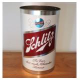 Schlitz Trash Can