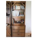 3 Shelf Bookcase & 3 Drawers.