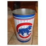 15' Metal Cubs Trash Can